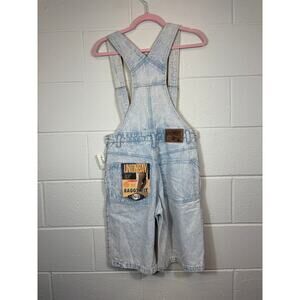 Vintage 90s Union Bay Denim Shortalls Overalls Womens L Stonewash Baggy Fit NWT